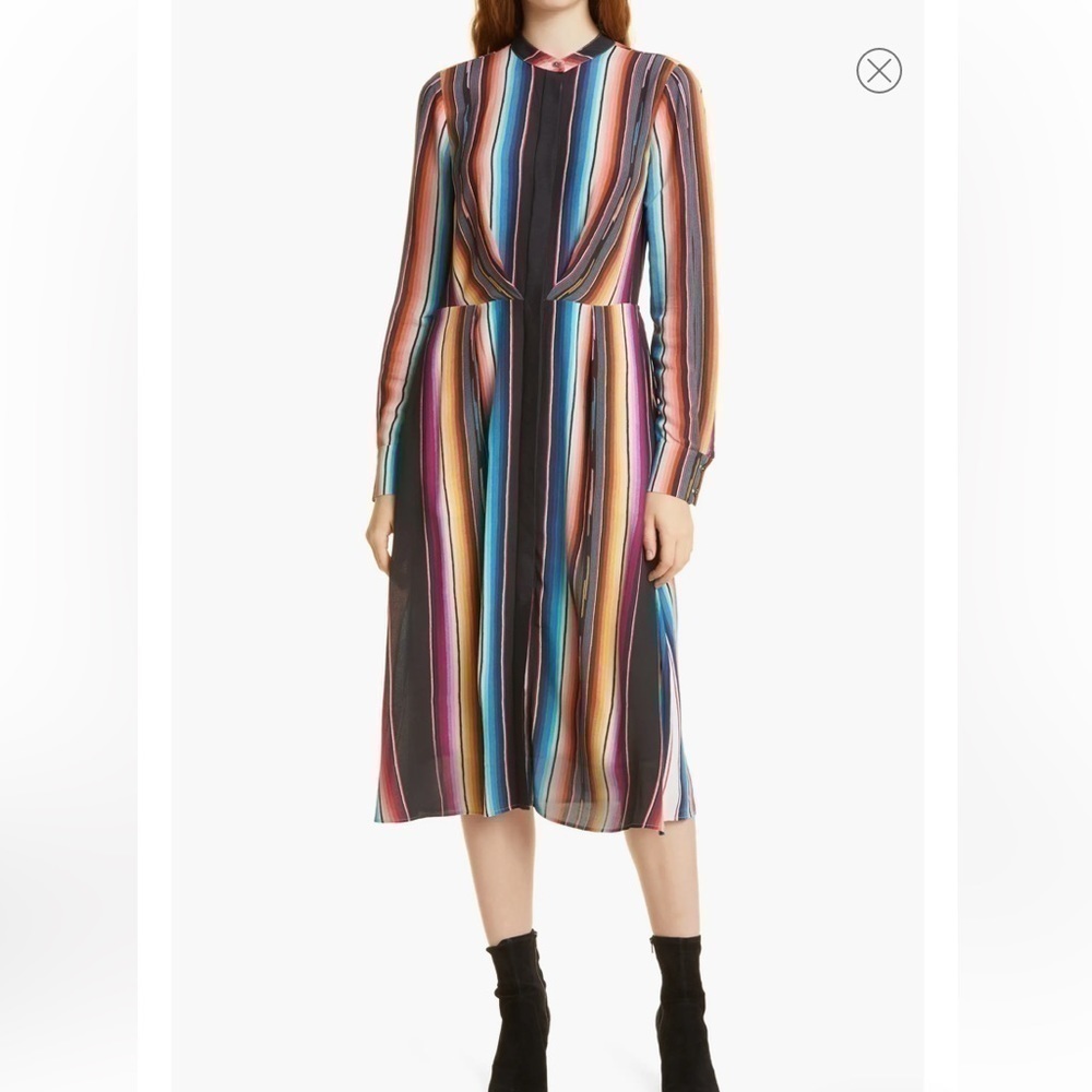 KOBI Halperin Steffi ShirtDress Magenta Size Medium